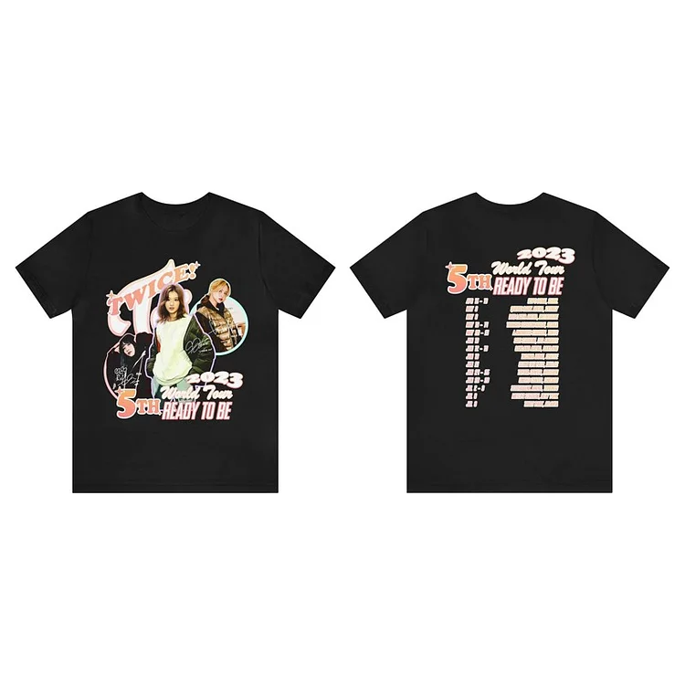 TWICE 5th World Tour READY TO BE MISAMO T-shirt