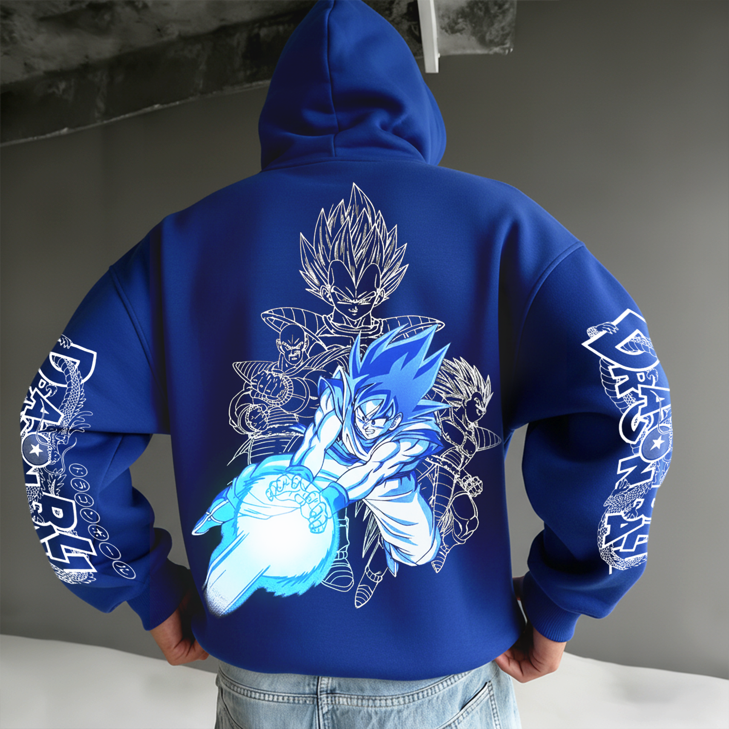 Unisex Oversized Anime Graphic Hoodie Streetwear Sweatshirt