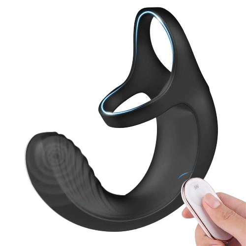 Remote Penis Vibrator Ring - Rose Toy