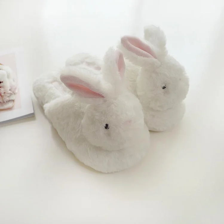 Kawaii Fluffy Bunny Slippers SP1711335