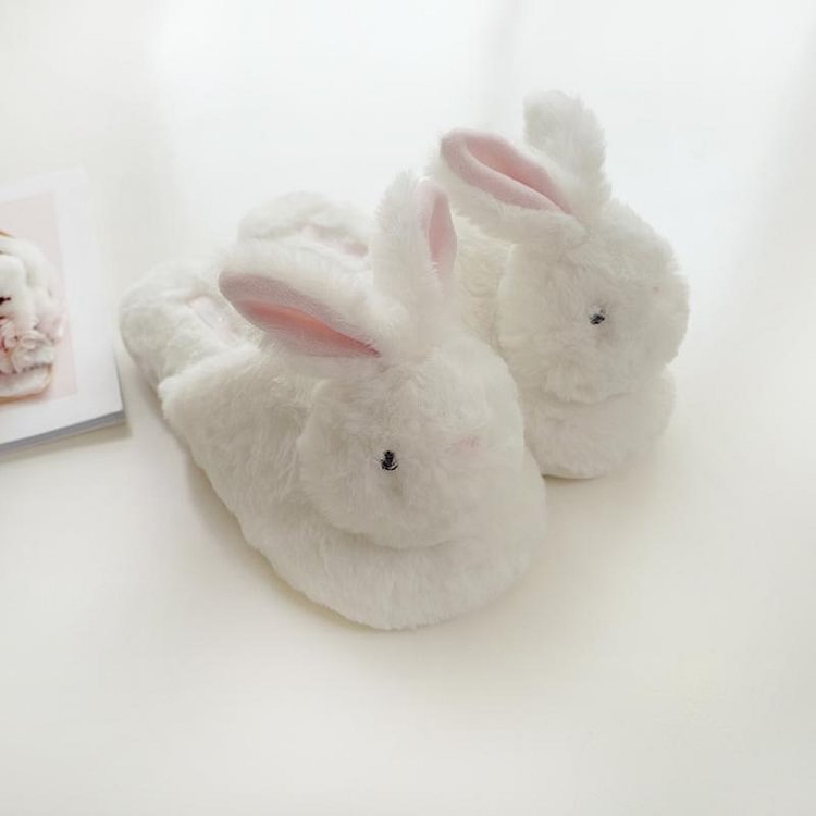 Kawaii Fluffy Bunny Slippers SP1711335