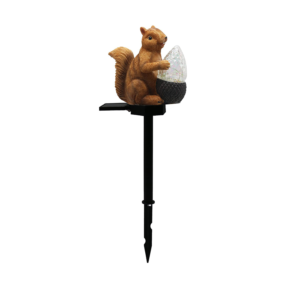 Outdoor Garden Lawn Lamp Squirrel Hug Pine Cone LED Solar Ground Plug Light, 501 Original
Outdoor Garden Lawn Lamp Squirrel Hug Pine Cone LED Solar Ground Plug Light, 501 Original