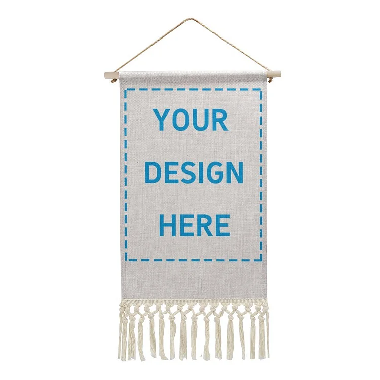 Personalized Cotton Linen Hanging Wall Tapestry for Home Décor