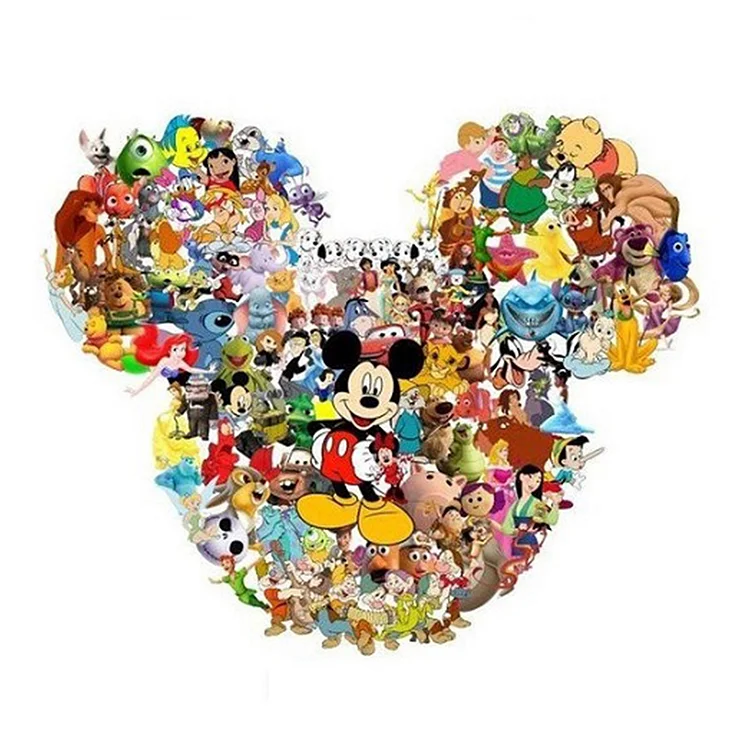 『DIY』Mickey Mouse - 11CT Stamped Cross Stitch(40*40cm)