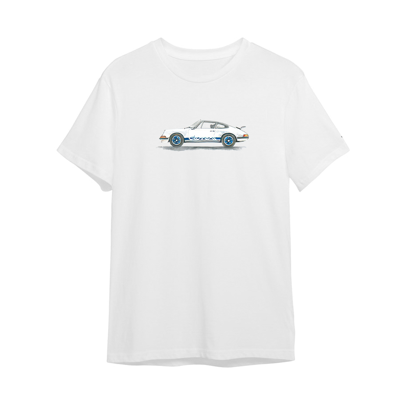 Carrera RS Art Printed Men's Oversized T-shirts - Devcarry