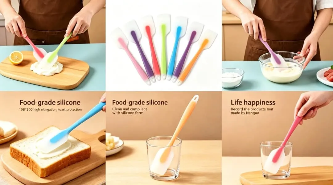 Silicone Spatulas & Heat-Resistant Baking Scrapers
