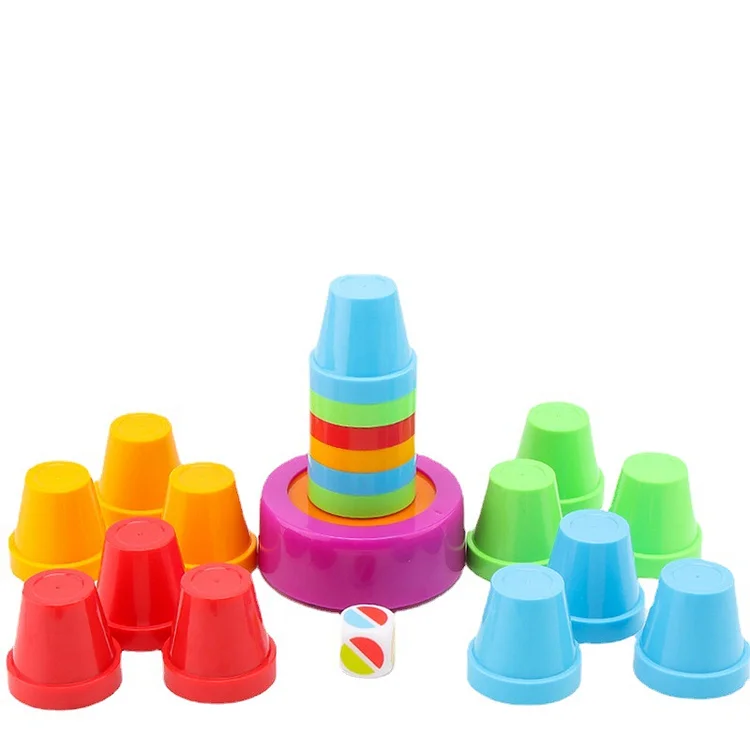 Desktop competitive stacking cup toy children's board game puzzle parent-child leisure interactive table game