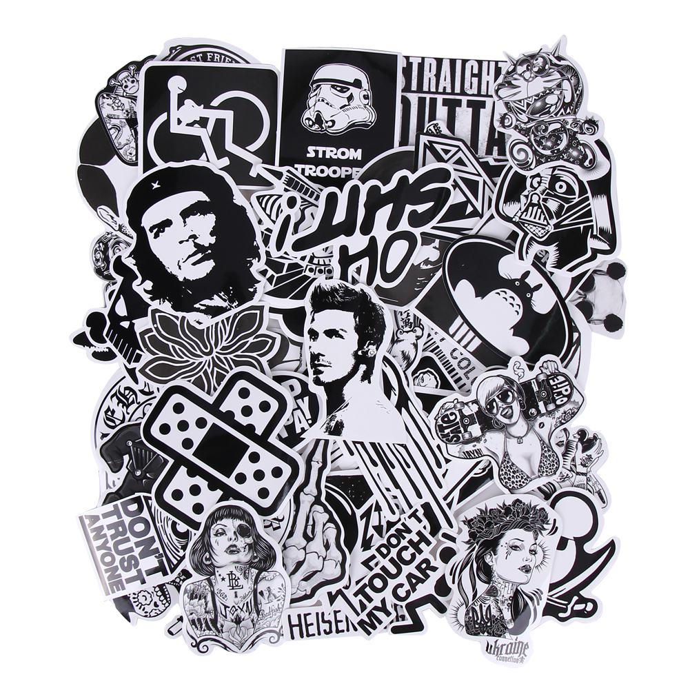 60PCS Black and White Doodle Sticker Skateboard Graffiti Decal Toy Laptop, 501 Original
60PCS Black and White Doodle Sticker Skateboard Graffiti Decal Toy Laptop, 501 Original