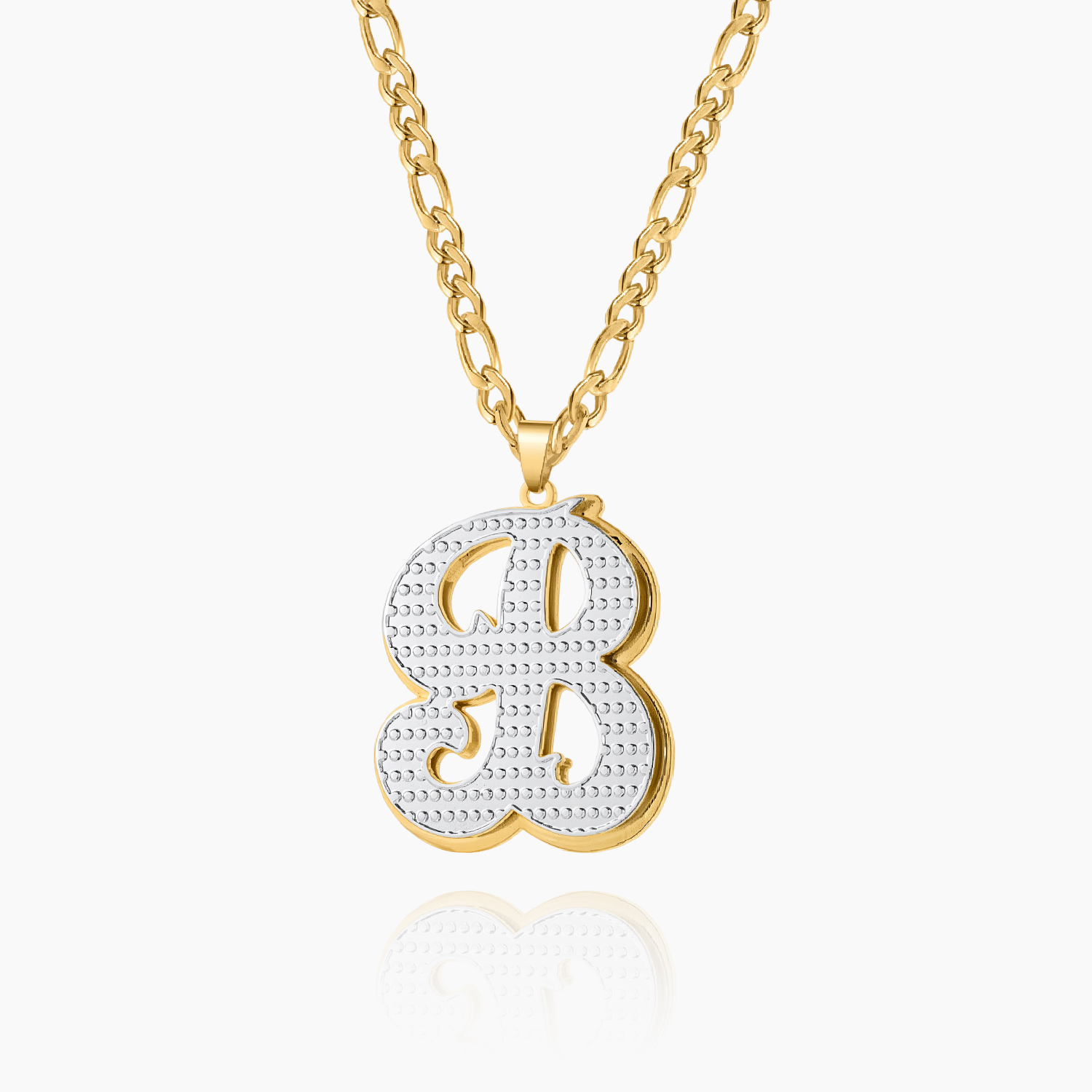 Custom Gold Initial Necklace