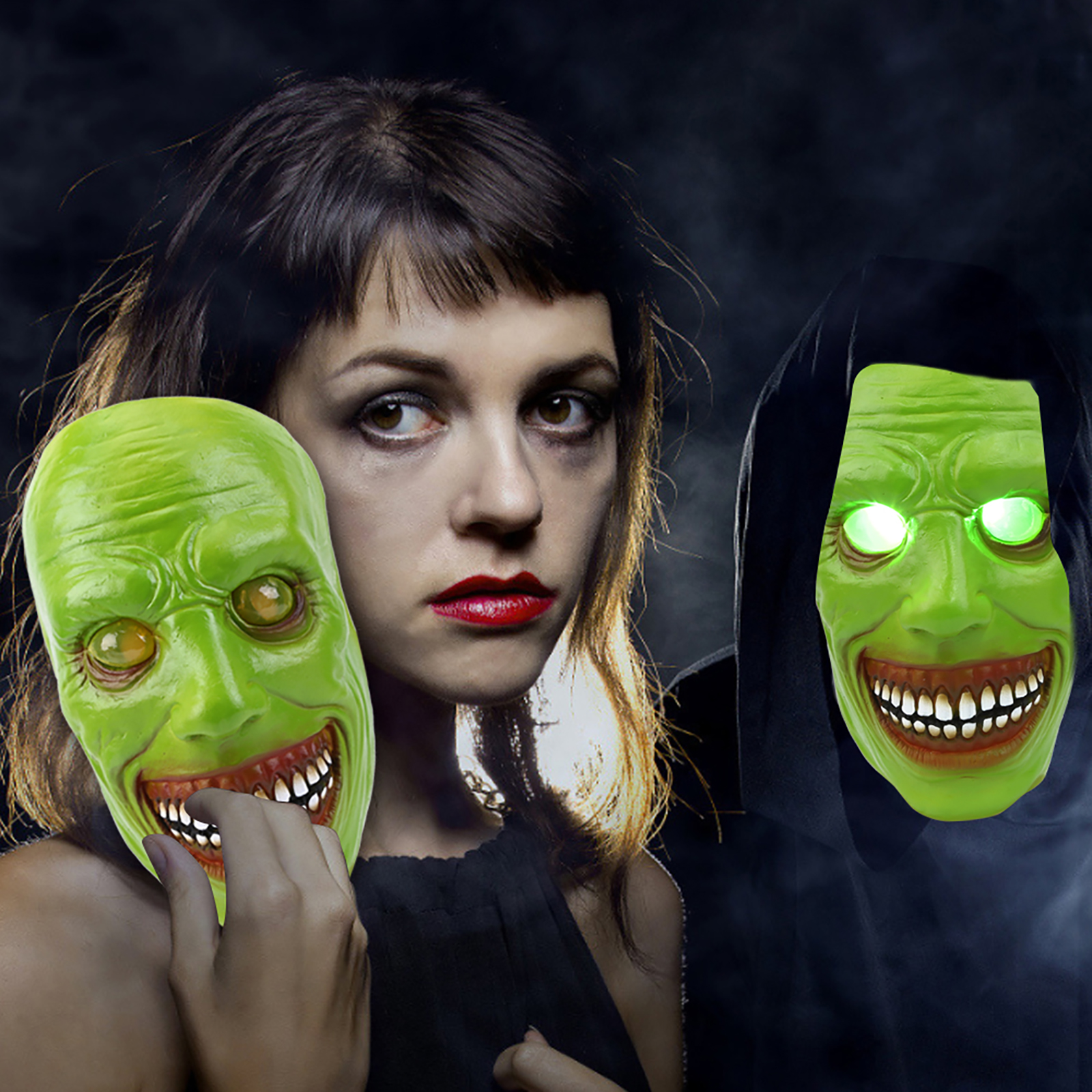 Halloween Creepy Mask - Smiling Demons Ghost Horror Scary Holiday Props, 501 Original
Halloween Creepy Mask - Smiling Demons Ghost Horror Scary Holiday Props, 501 Original