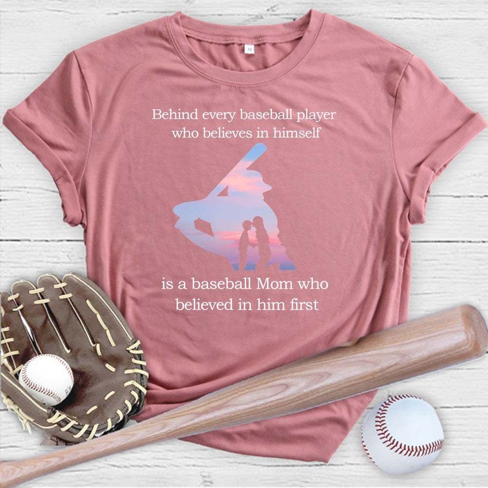 baseball mom T-Shirt Tee -07135-Guru-buzz