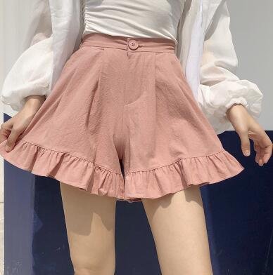 Kawaii Pastel Kawaii Ruffle Shorts BE1091