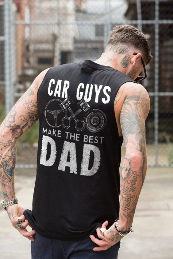 Car Guys Make The Best Dad Men's Tank - Devcarry