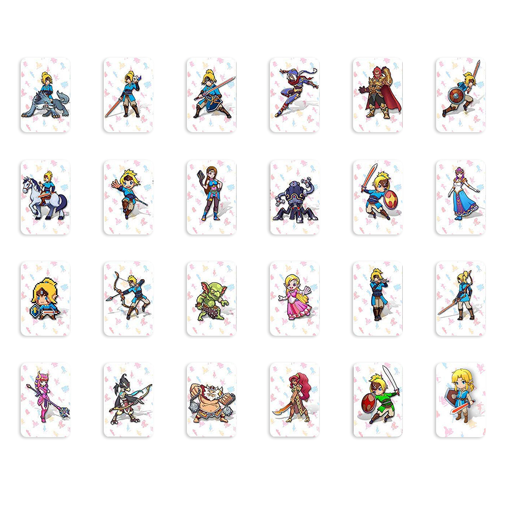24pcs PVC Waterproof NFC Tag Game Card for The Legend of Zelda Switch Wii U, 501 Original
24pcs PVC Waterproof NFC Tag Game Card for The Legend of Zelda Switch Wii U, 501 Original