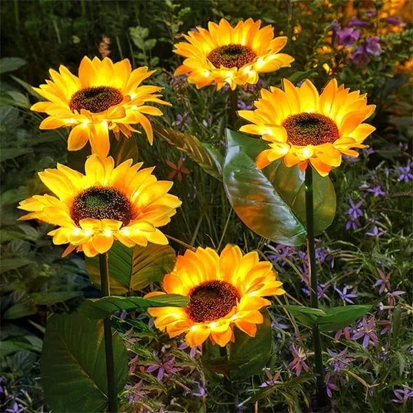 🌻HOT SALE 60% OFF- Waterproof Solar Garden Sunflower Lamp