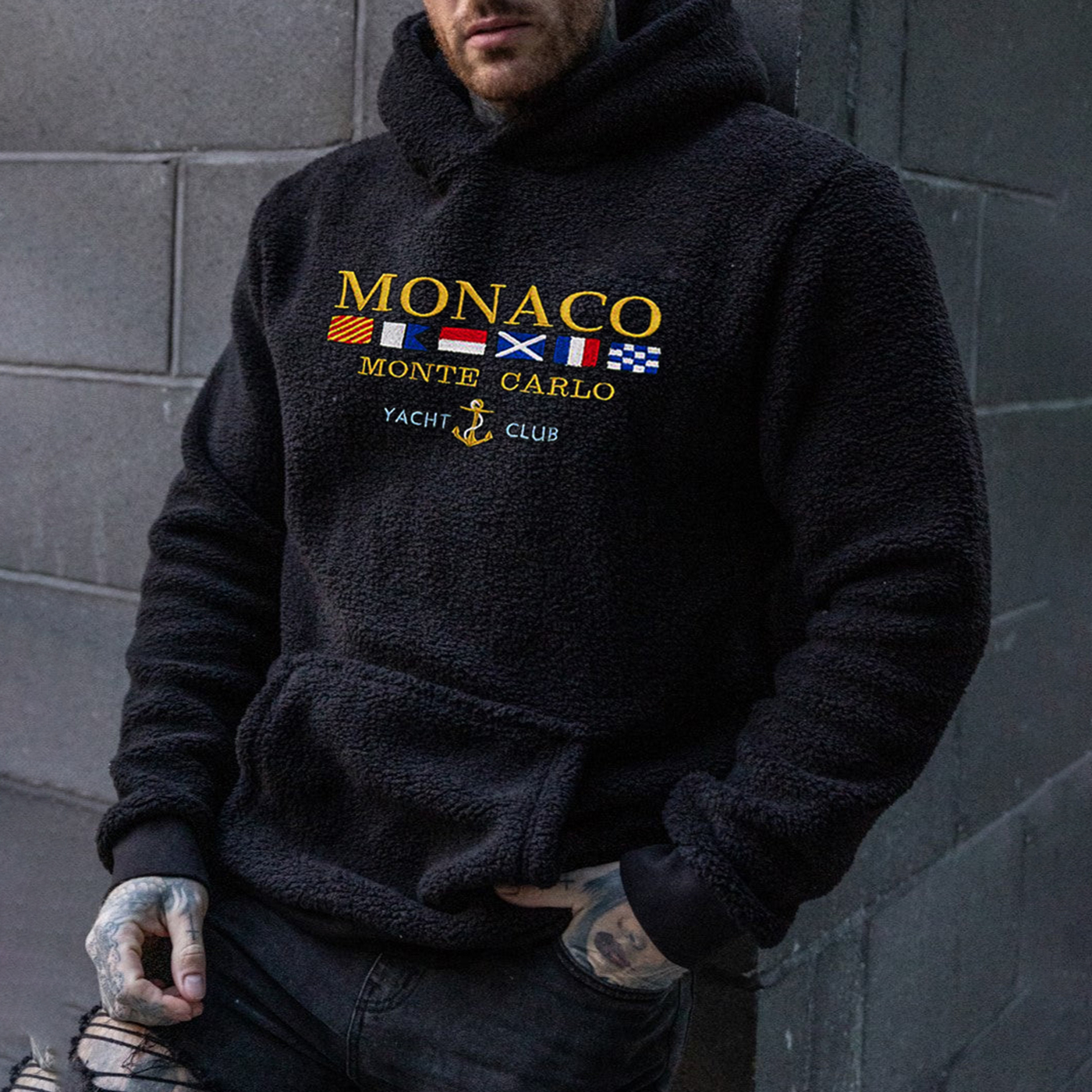 Men S Polar Fleece Monaco Monte Carlo Yacht Club