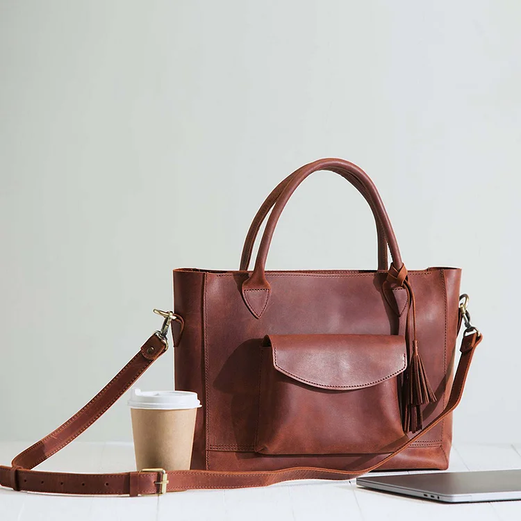Retro Solid Color Multifunction Handbags