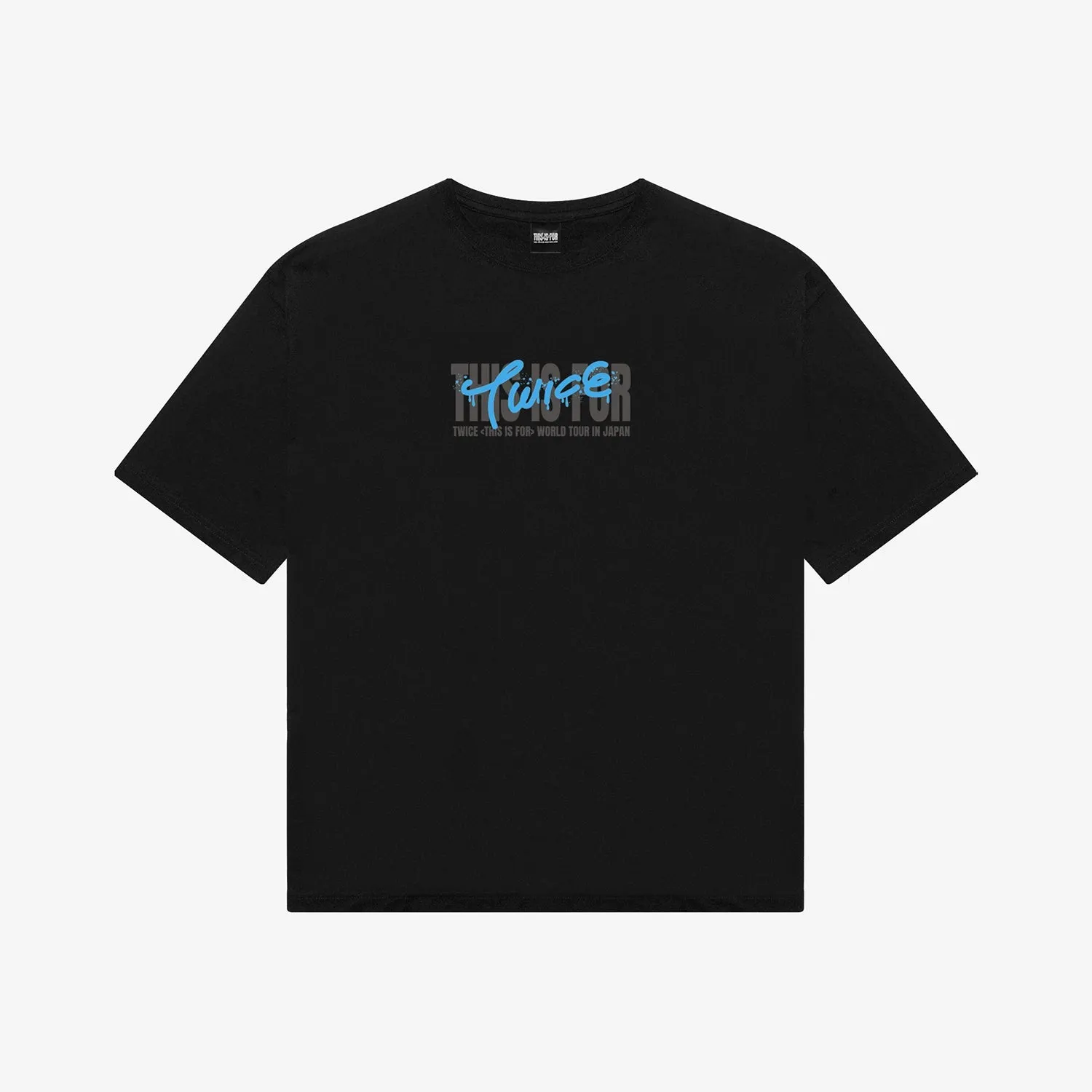 TWICE THIS IS FOR World Tour in Japan Black T-Shirt