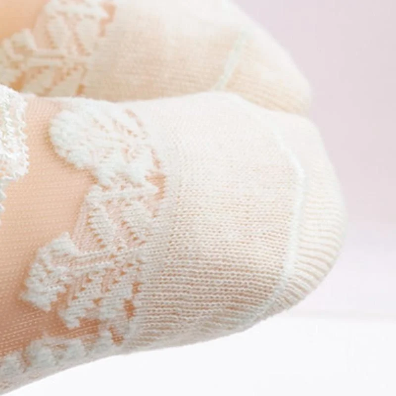 Baby Girl's Lace See-through Sock
