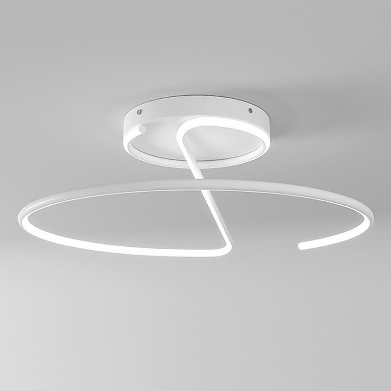 16'' Modern Flush Mount LED Lights Wire Shaped Ceiling Light