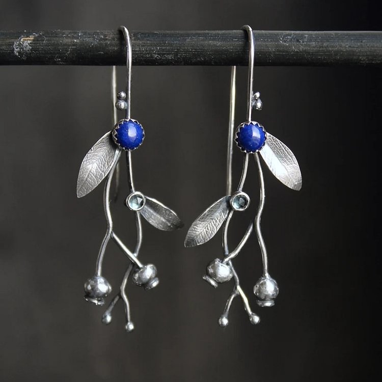 Vintage Pomegranate Branch Earrings