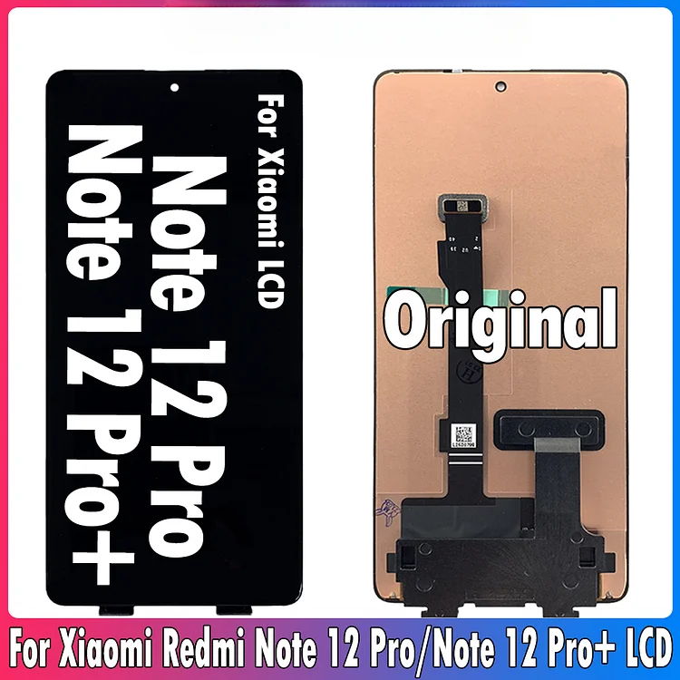 Original 6.67'' For Xiaomi Redmi Note 12 Pro LCD M2012K10C Display Touch Screen Digitizer For Redmi Note 12Pro Plus 12 Pro+ LCD