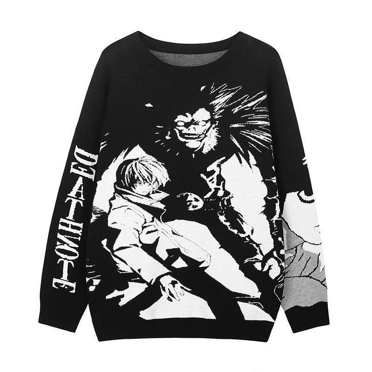 Death Note Light Yagami Trendy Sweater weebmemes