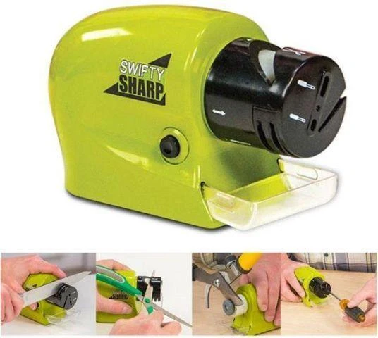 Cordless Knife Blade Sharpener Motorized Sharp Scissor Catch Tray Kitchen  Tools