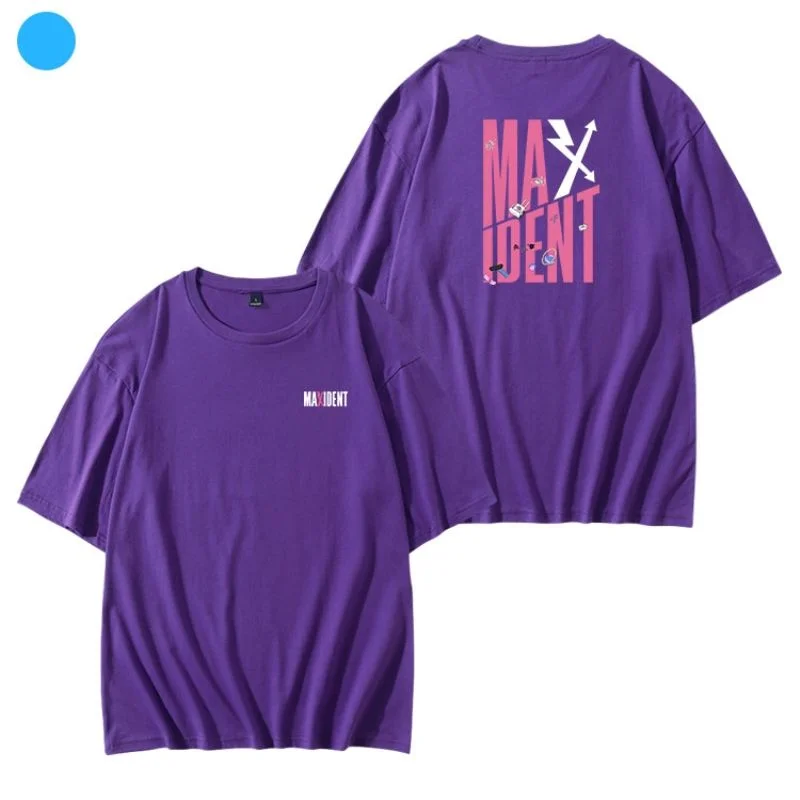 Stray Kids New Maxident Album Cartoon Double Printed T-Shirt