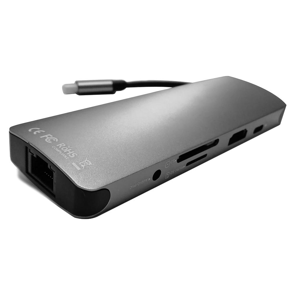 9 in 1 USB C HUB Type-C to RJ45 HDMI-compatible 3 USB3.0 TF Audio PD Charging Adapter, 501 Original
9 in 1 USB C HUB Type-C to RJ45 HDMI-compatible 3 USB3.0 TF Audio PD Charging Adapter, 501 Original