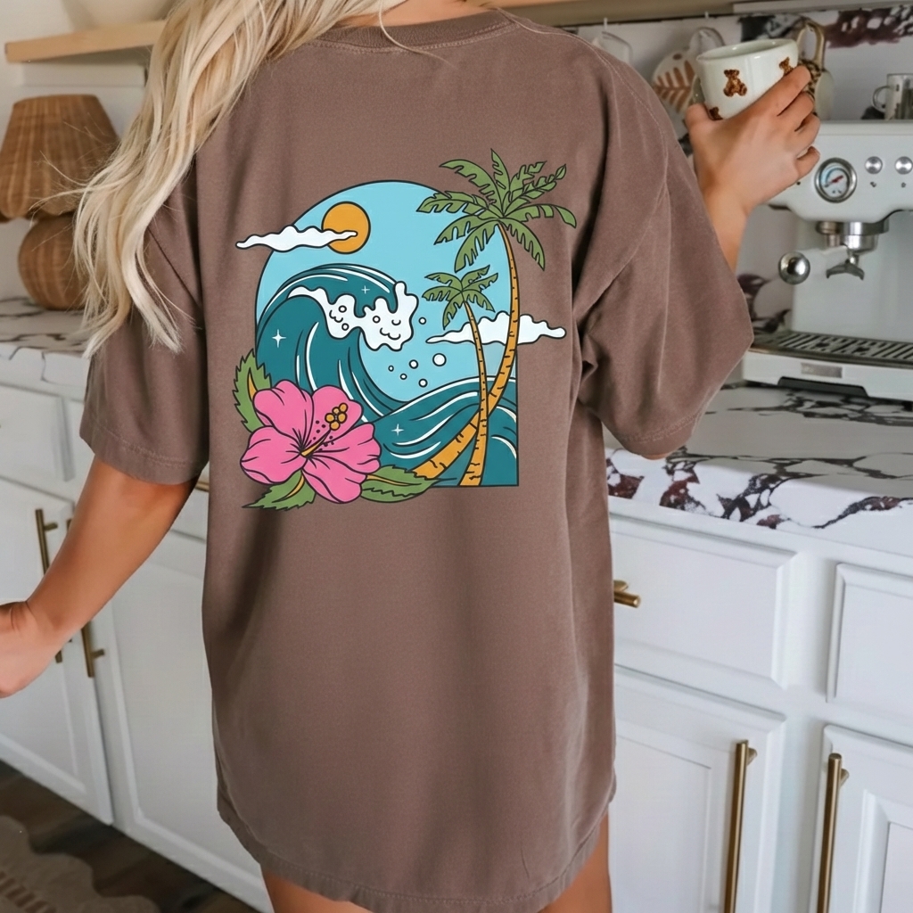 thesupersurf Women's Surf Vibe Printed T-shirt