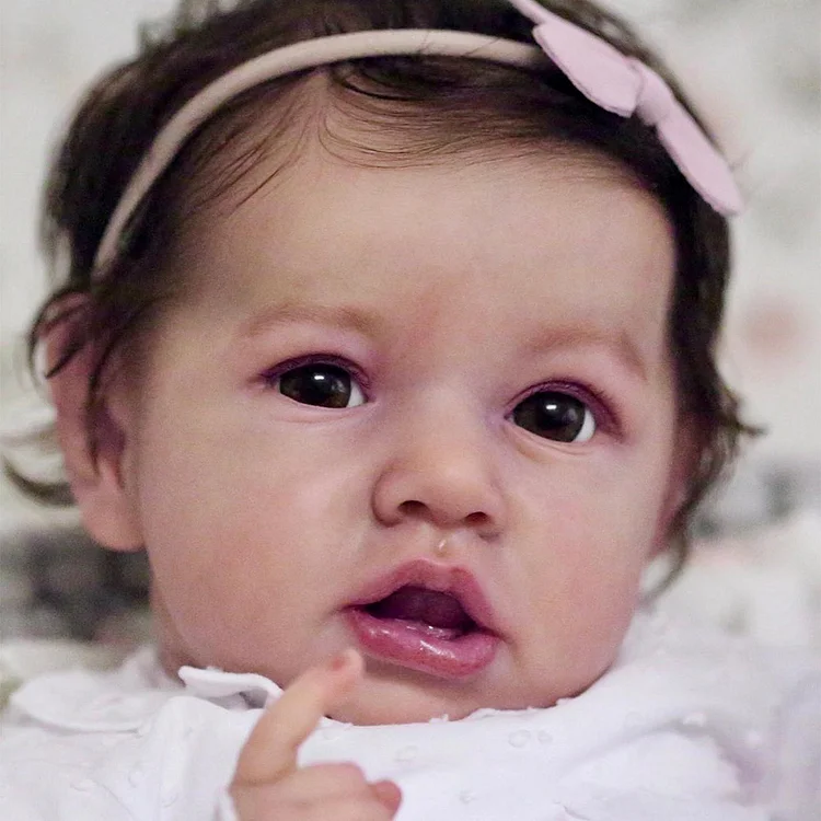 20" Reborn Girl Baby Doll Lillian Has A "Heartbeat"