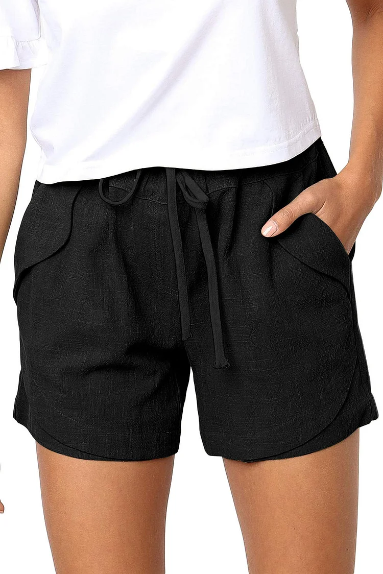 High Waist Lace-Up Stretch Lounge Pants socialshop