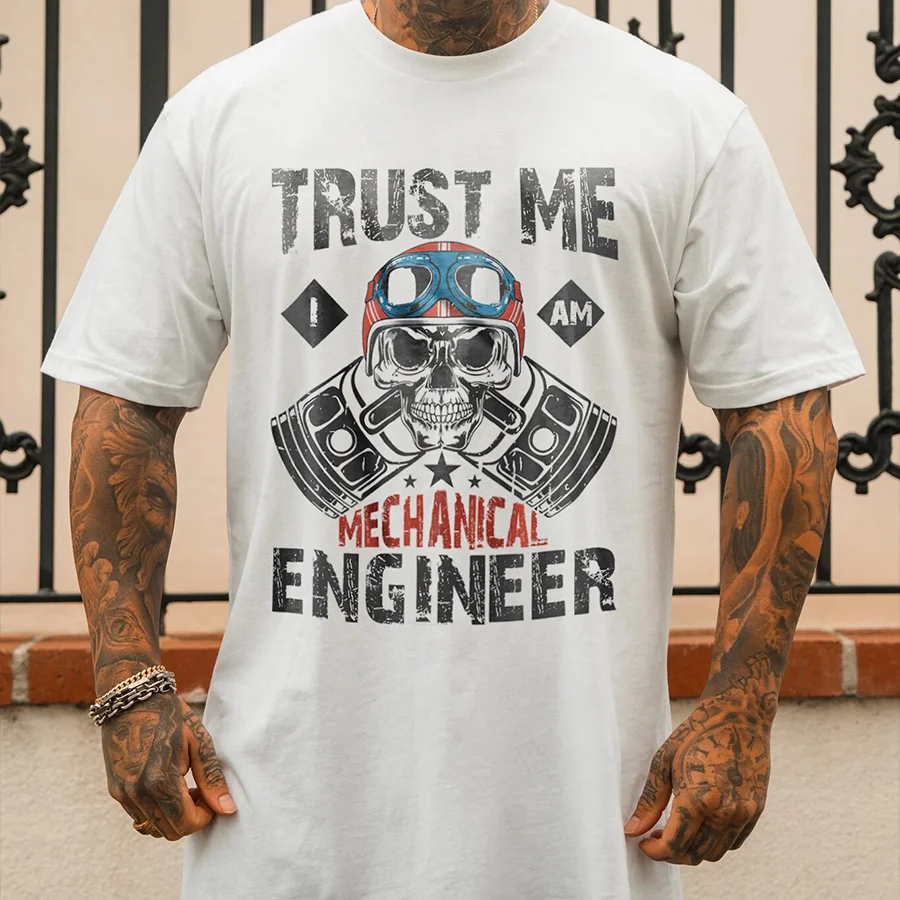 Trust Me I Am A Mechanical Engineer Printed Men's T-shirt - Devcarry