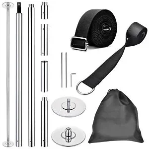 pornhint Pornhint Dancing Pole Kit with Door Stretching Strap Exercise Fitness Trainer Home Studio