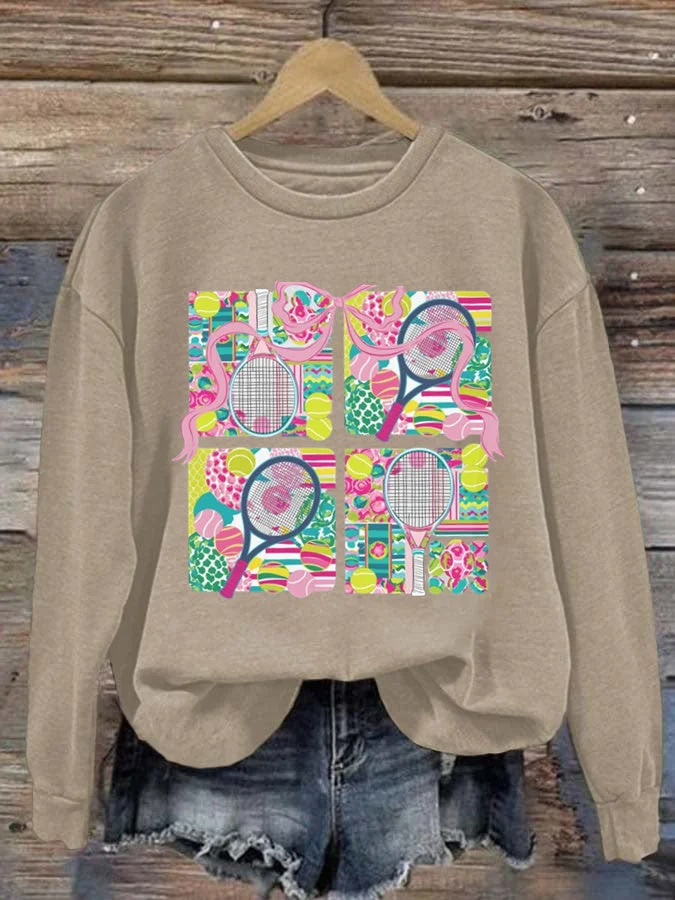 Coquette Tennis Coach Sweatshirt socialshop