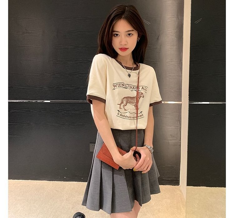 Short-Sleeve Print T-Shirt SE154