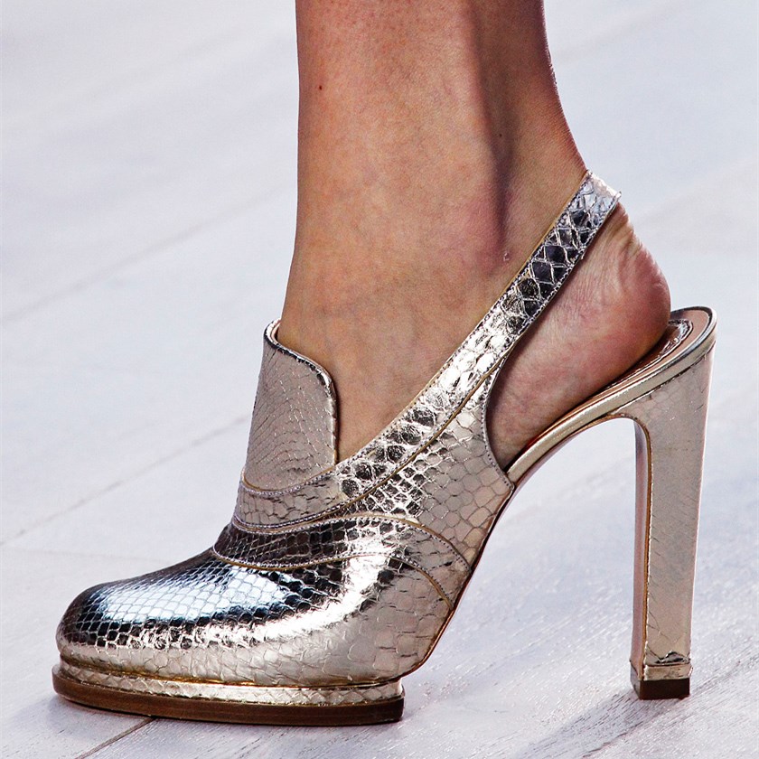 champagne slingback shoes