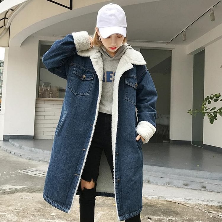 Loose Fleece Winter Jacket Coat SP1711087