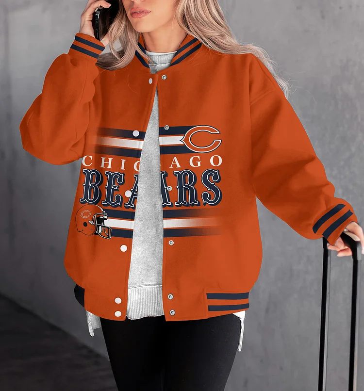 Chicago Bears Women Limited Edition Full-Snap Casual Jacket
