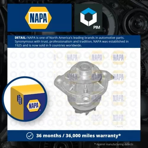 Dronehint Water Pump fits VW BEETLE 2.3 00 to 02 AQN Coolant NAPA 066121011C 066121011CX Parts