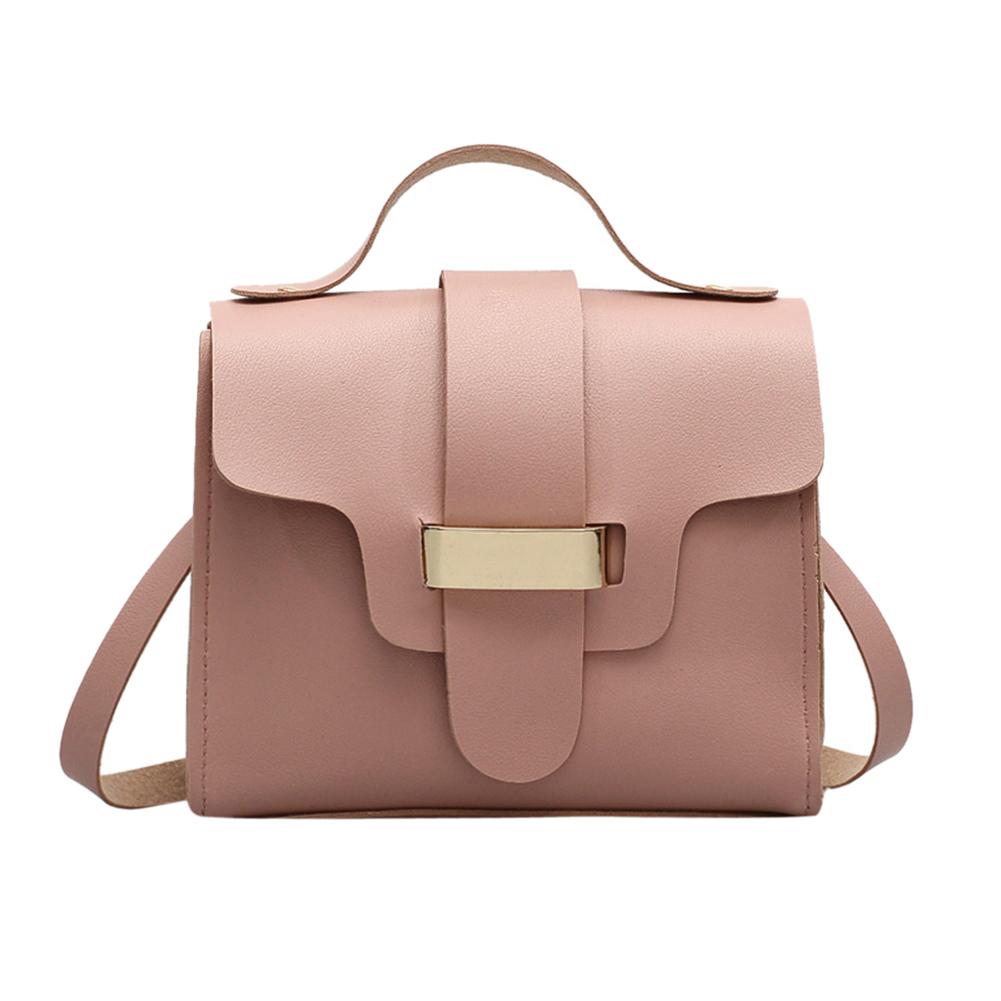 Solid Color Small Shoulder Bags Women PU Leather Messenger Handbags -Pink, 501 Original
Solid Color Small Shoulder Bags Women PU Leather Messenger Handbags -Pink, 501 Original