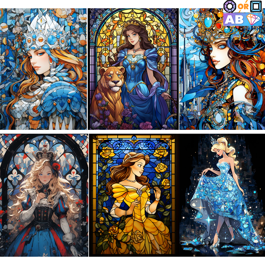 Beauty Beast 40*50cm (canvas) full square drill diamond painting