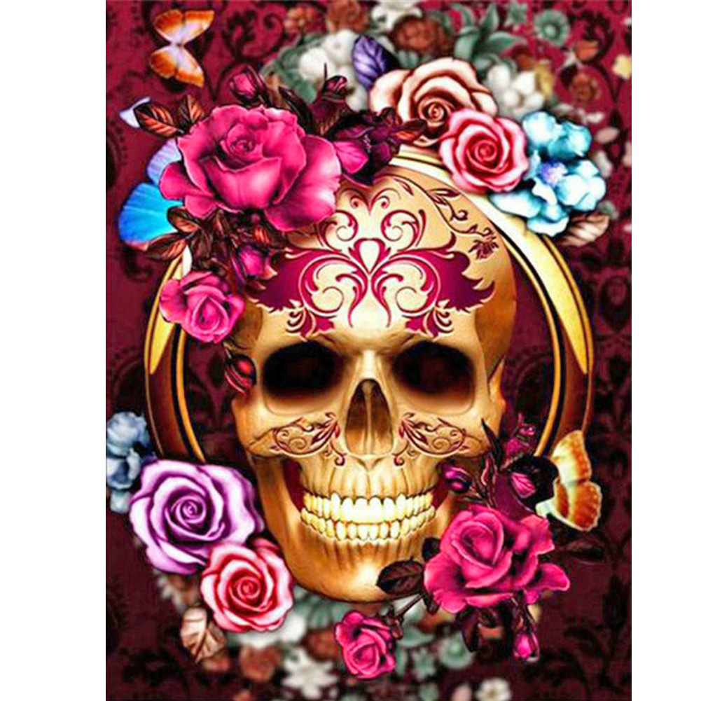 (Multi-Size) Flower Skull - Round/Square Drill Diamond Painting - 30*40CM, Round diamond, 501 Original
(Multi-Size) Flower Skull - Round/Square Drill Diamond Painting - 30*40CM, Round diamond, 501 Original