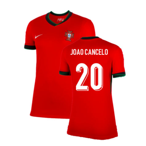 Frauen Portugal Joao Cancelo 20 Heim Trikot EM 2024