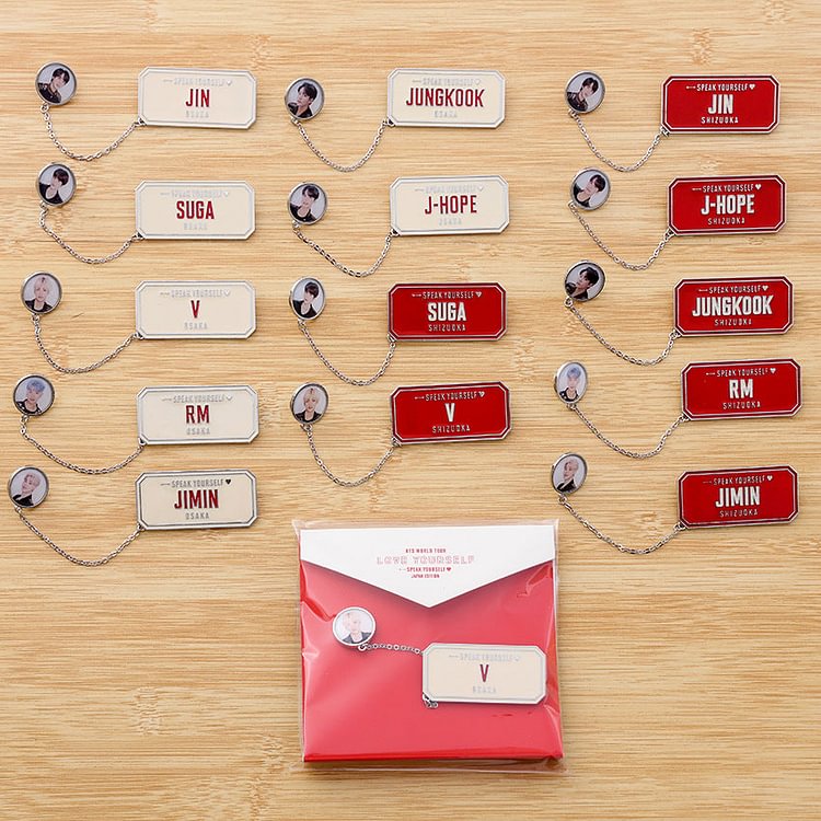 BTS Enamel Army Collar Chain Badge