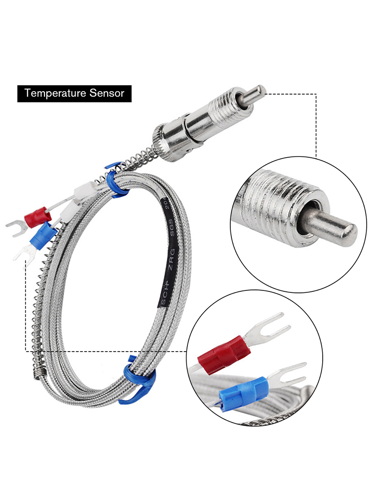 M12 Probe 0-400C K Thermocouple Thread Temperature Sensor Shielded Wire, 3m, 501 Original
M12 Probe 0-400C K Thermocouple Thread Temperature Sensor Shielded Wire, 3m, 501 Original