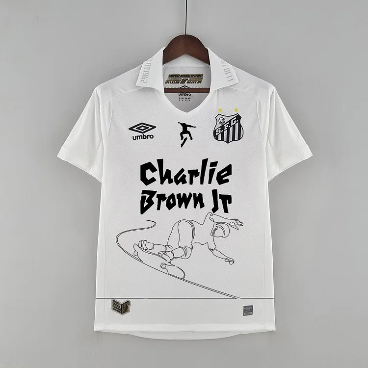 Santos FC Charlie Brown Jr #10 Shirt Top Kit 2022-2023