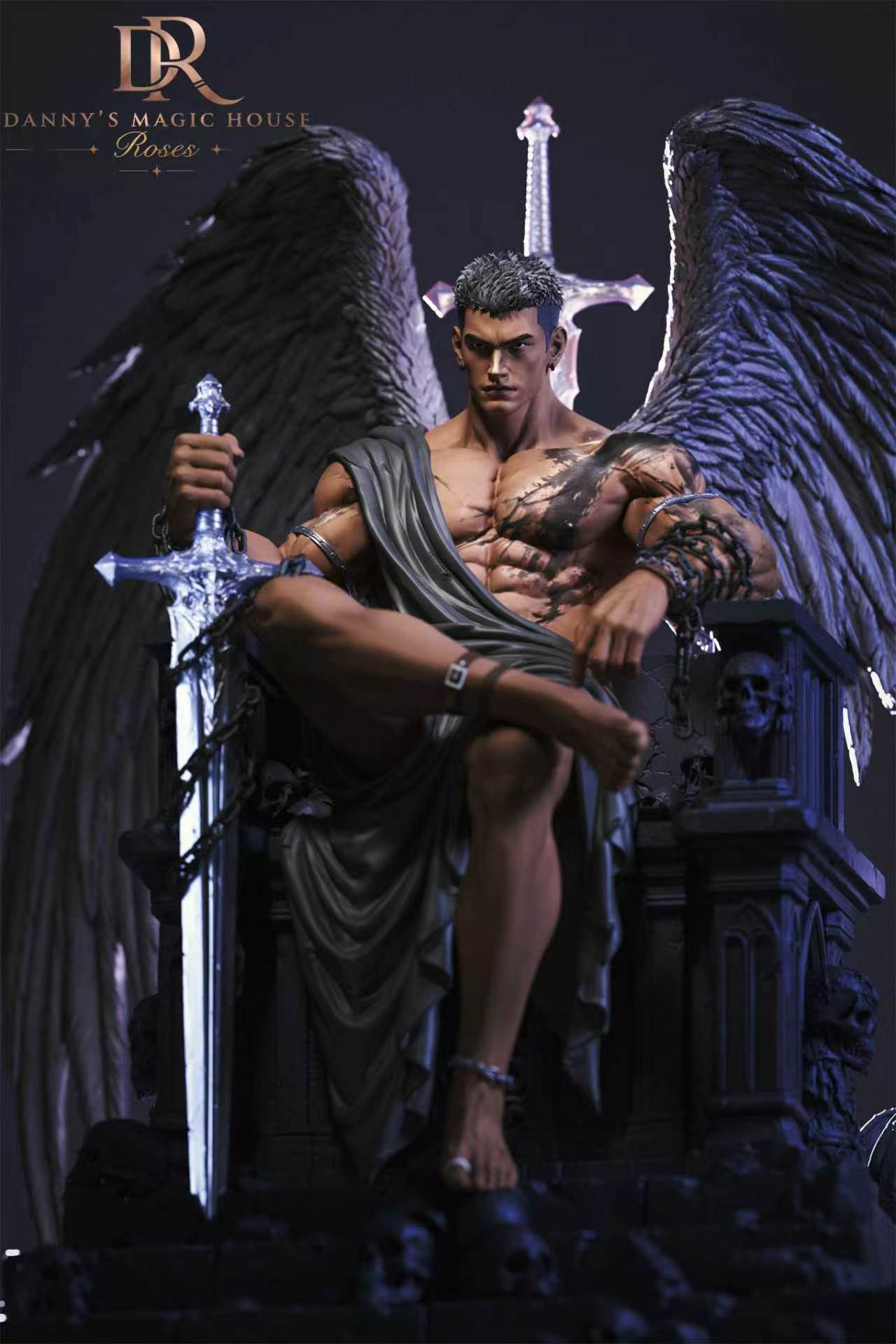 Danny's Magic House Studio - Radiance Repose Series No.2: Angel of Darkness Umbra 1/6 Statue (Licensed)-