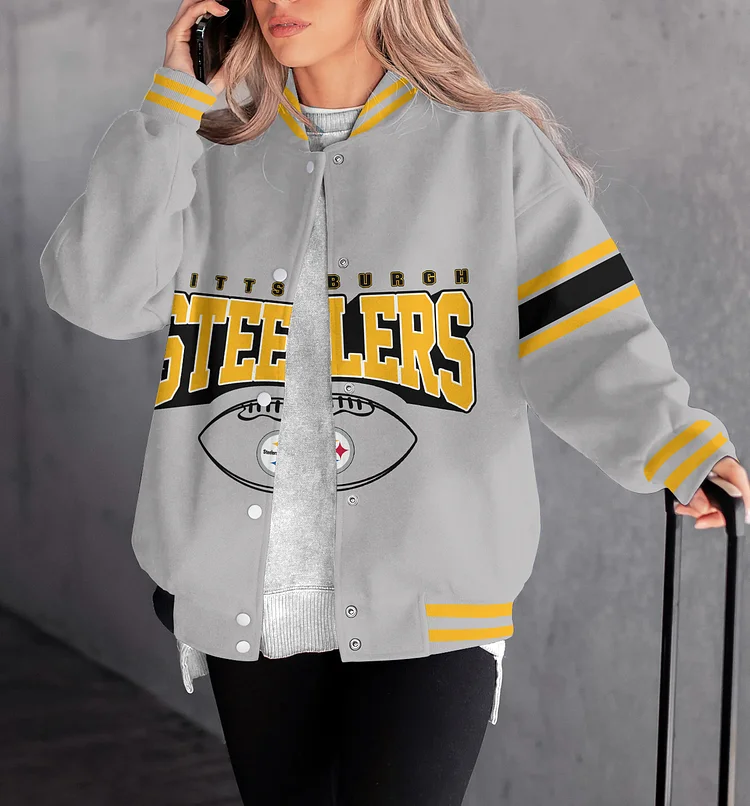 Pittsburgh Steelers Women Limited Edition Full-Snap Casual Jacket